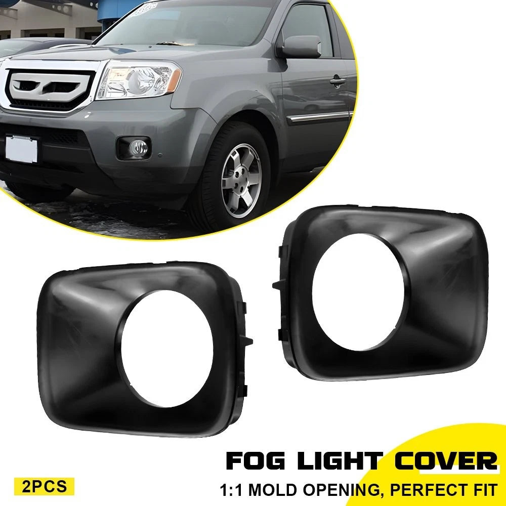 Fog Light Trim Cover Bezel Set of 2 for Honda Pilot (2009–2011) HO1039101 EXV