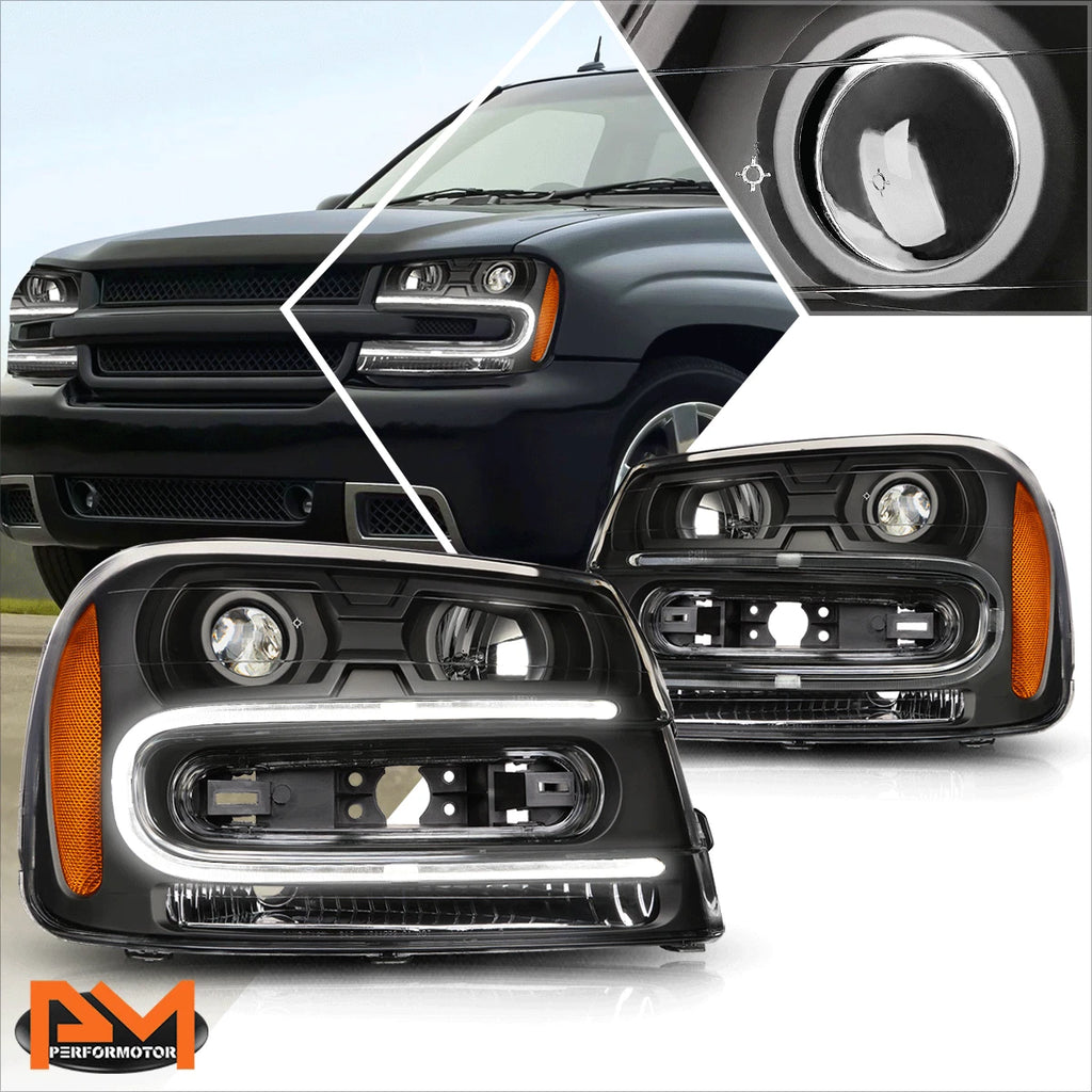Headlight Replacement for Ford F-150 (2015–2017) Chrome Housing Clear Side