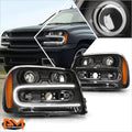Headlight Replacement for Ford F-150 (2015–2017) Chrome Housing Clear Side