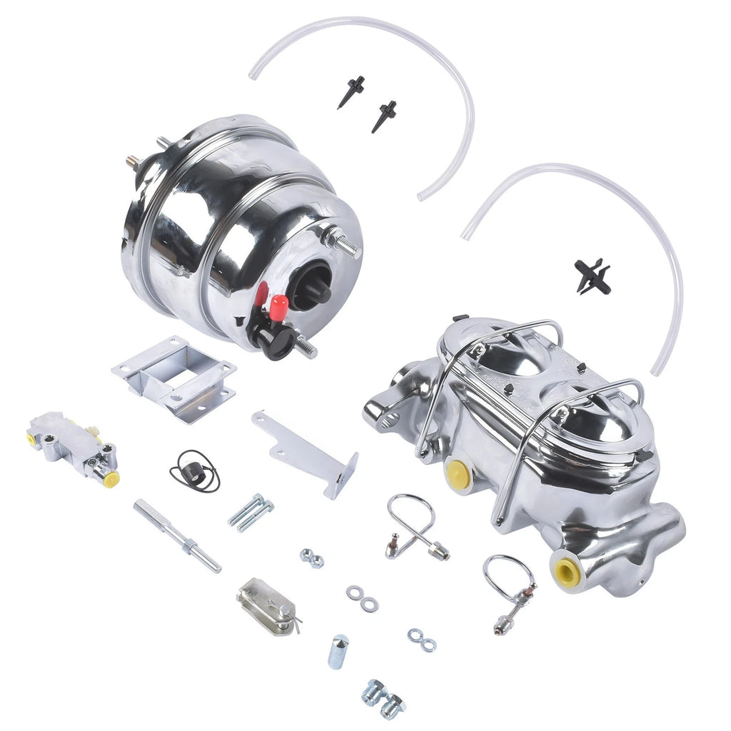 7" Dual Power Brake Booster Kit for Chevrolet Two-Ten/One-Fifty (1955–1957)