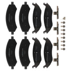 Set of 4 Ceramic Brake Pads for Dodge Ram 1500 (2006–2010) P-1084 P-967