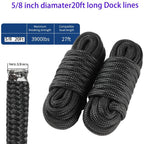 Dock Lines for Boat (Easy to Operate, High Strength Nylon)