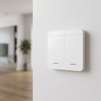 2Gang Wall Panel Switch for - Wireless Remote 433MHz 10A