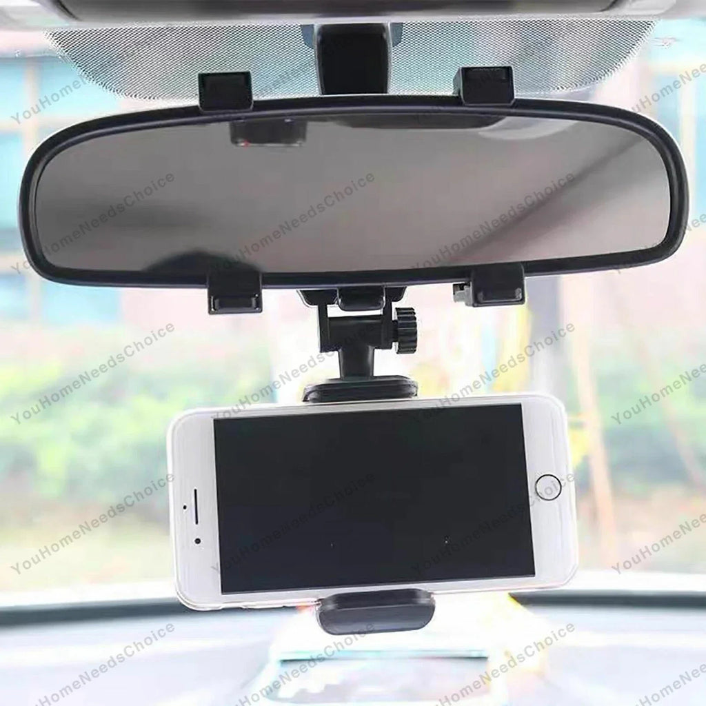 Universal Auto Rear-view Mirror Mount Holder for Cell Phone GPS