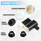 Windshield Washer Motor Pump with Grommet for Hyundai Veloster (2012–2017) 98510-2V100