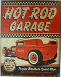 Tin Metal Sign for Hot Rod Garage (2106)