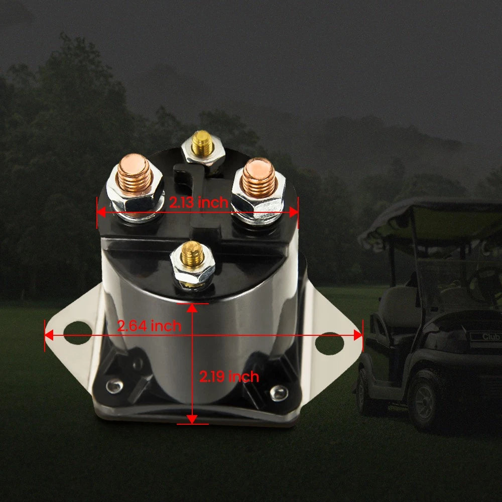 5pcs 36 Volt Solenoid for Club Car DS Golf Cart (1976–1998) 4 Terminal