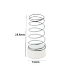 Set of 4 Seal Pads for Air Tools (15/23/25/27mm) Rubber + Metal