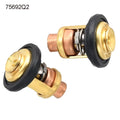Thermostat Kit 2X for Mercury Marine (75692Q2, 75692T, 143F Degree)
