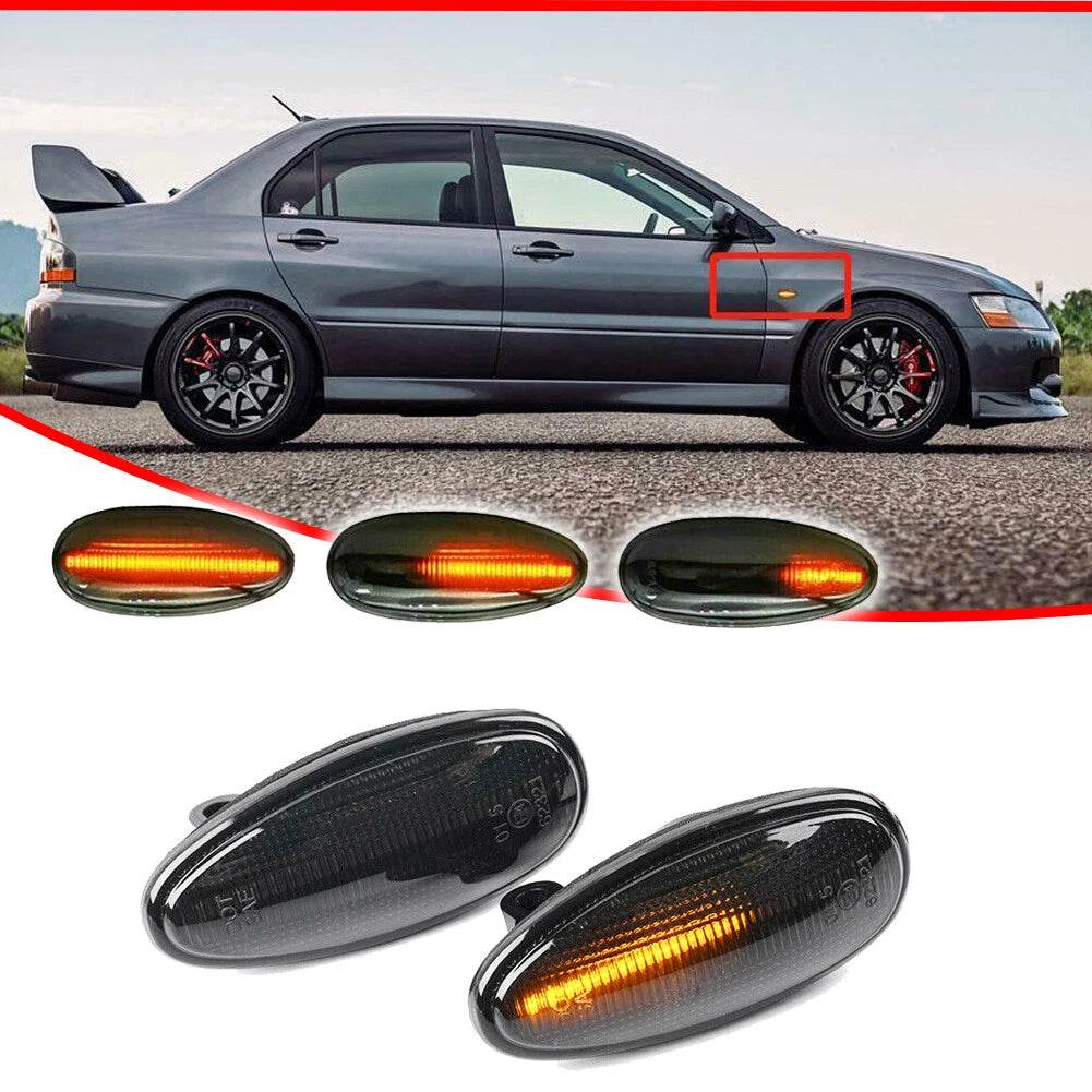 Smoke LED Side Marker Light for Mitsubishi Outlander Lancer EVO (2003–2021)