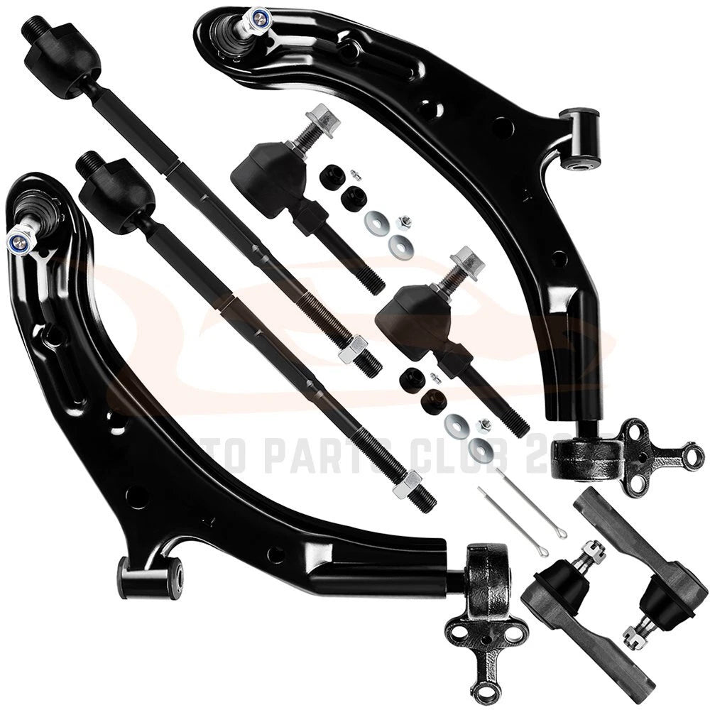 8 PC Suspension Control Arm Sway Bar Tie Rod Kit for Nissan Sentra (2000–2006)