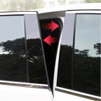 Door Window Trim Black Cover Pillar Posts 6Pcs for Porsche Macan (2014–2022)