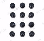 12 Piece Black Cap Dress Kit for Harley Softail & Dyna (1999–2006)