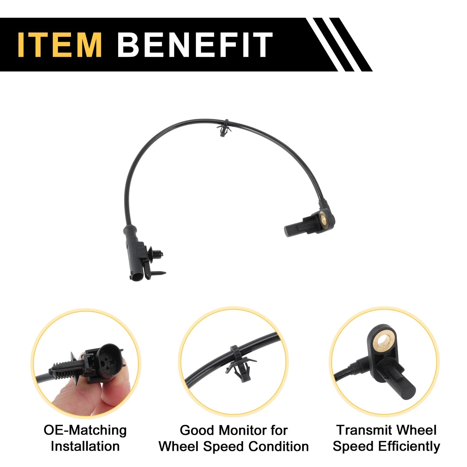 ABS Wheel Speed Sensor No. 47900JL00A for Nissan 370Z (2009–2010) Rear Right