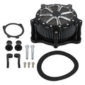 Air Filter System for Harley Dyna Softail (2000–2017) Aluminum Black