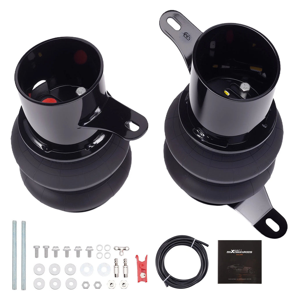 Rear Air Ride Suspension Brackets & 2600 Bags Kit for Chevy Brookwood (1958–1961)