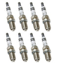 Set of 8 Spark Plugs for BMW E34 E39 525i X5 (Bosch Platinum+4)