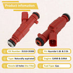 4X Fuel Injectors 35310-2E000 for Hyundai Elantra Kia Forte (2011–2025)