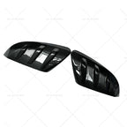2X Carbon Fiber Side Mirror Cover Caps for Honda Civic (2016–2021)