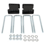 4" Rear Lift Blocks Kit with Ubolts for Chevy Silverado GMC Sierra 1500 (2007–2018)