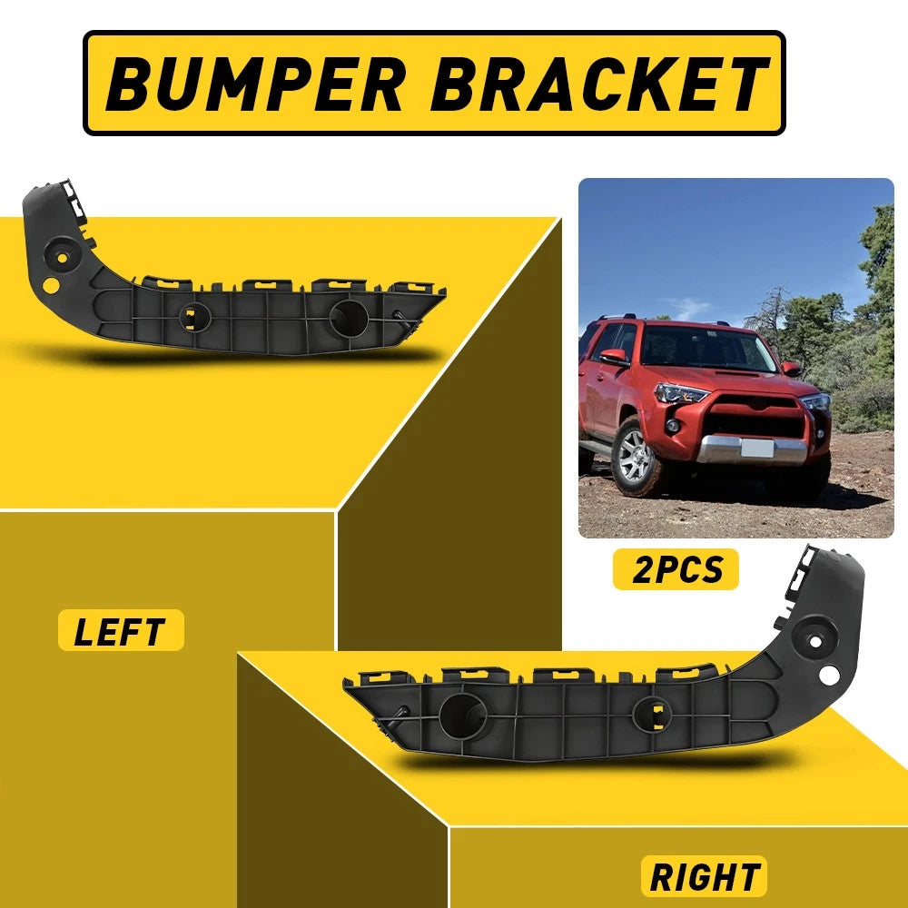 Front Bumper Support Mounting Brackets Pair for Toyota 4Runner (2014–2021)