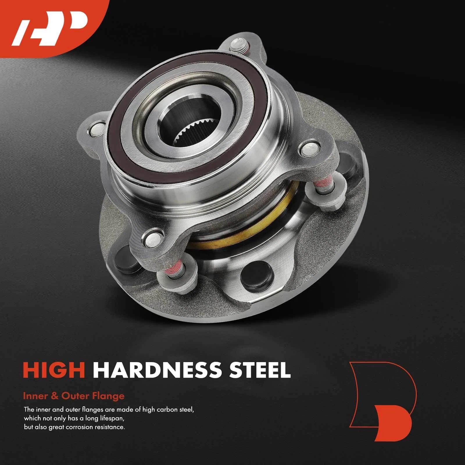 Front Wheel Hub & Bearing Assembly for Toyota Tundra (2007–2018) Sequoia