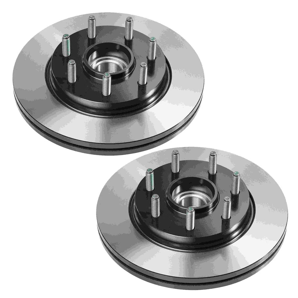 2X Front E-Coated Disc Brake Rotors 330mm for Ford F-150 (2004–2008)