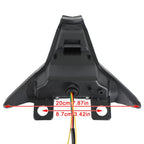 Integrated Tail Light Turn Signal for Kawasaki Ninja ZX10R Z1000 (2013–2022) Black
