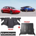 2X Front & Rear Skid Plate for Tesla Model 3 & Y (2017–2024)