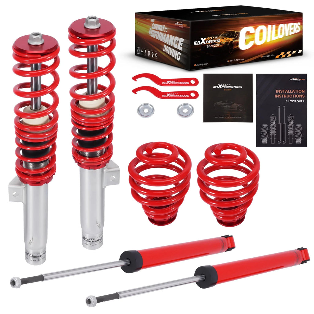 Coilovers Suspension Lowering Kit for BMW E46 3-Series (1998–2005)