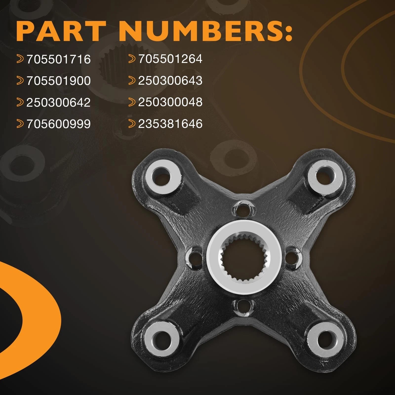 Wheel Hub & Brake Rotor Set for Can-Am Outlander (2015-2023)