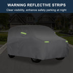 Waterproof Car Cover with Hook for Suzuki WagonR (375x148x143cm)