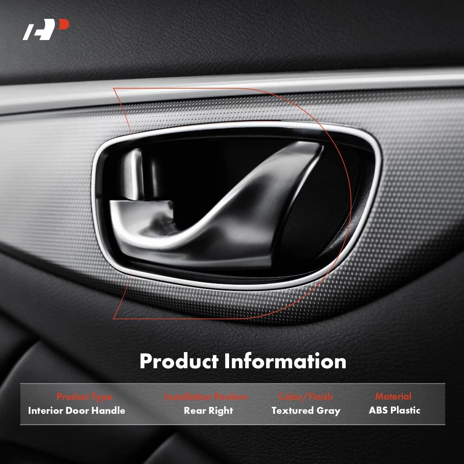 Rear Right Interior Door Handle for Chevrolet Spark (2013â2015)