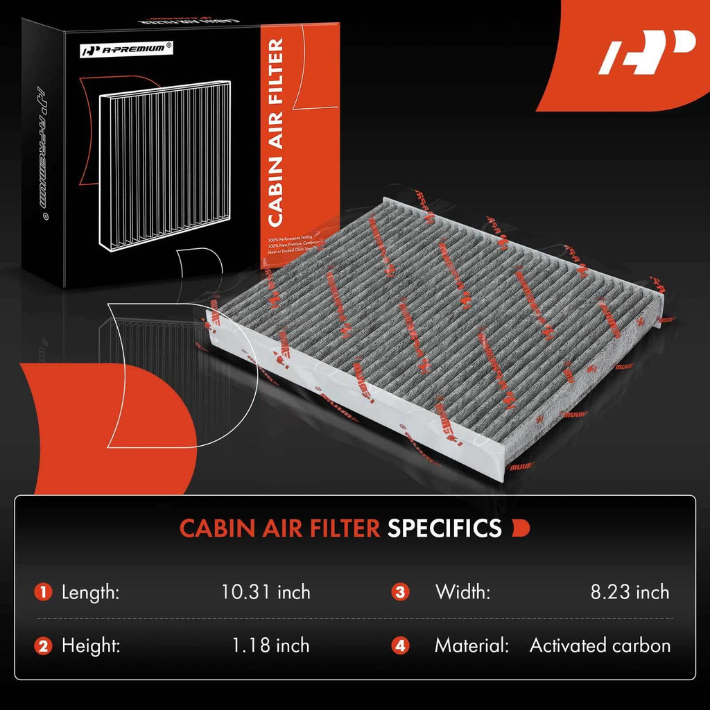 2X Activated Carbon Cabin Air Filter for Hyundai Kia Sorento (2011–2015)