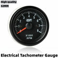2 Inch 52mm Electrical Tachometer Gauge for Universal Vehicles (0-8000 RPM)