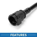 Radiator Hose No.17128632260 for BMW 530e (2018–2022) Plastic Black
