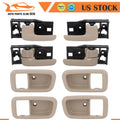 Set of 4 Inside Door Handles & Bezels for Toyota Tundra (2007–2021)