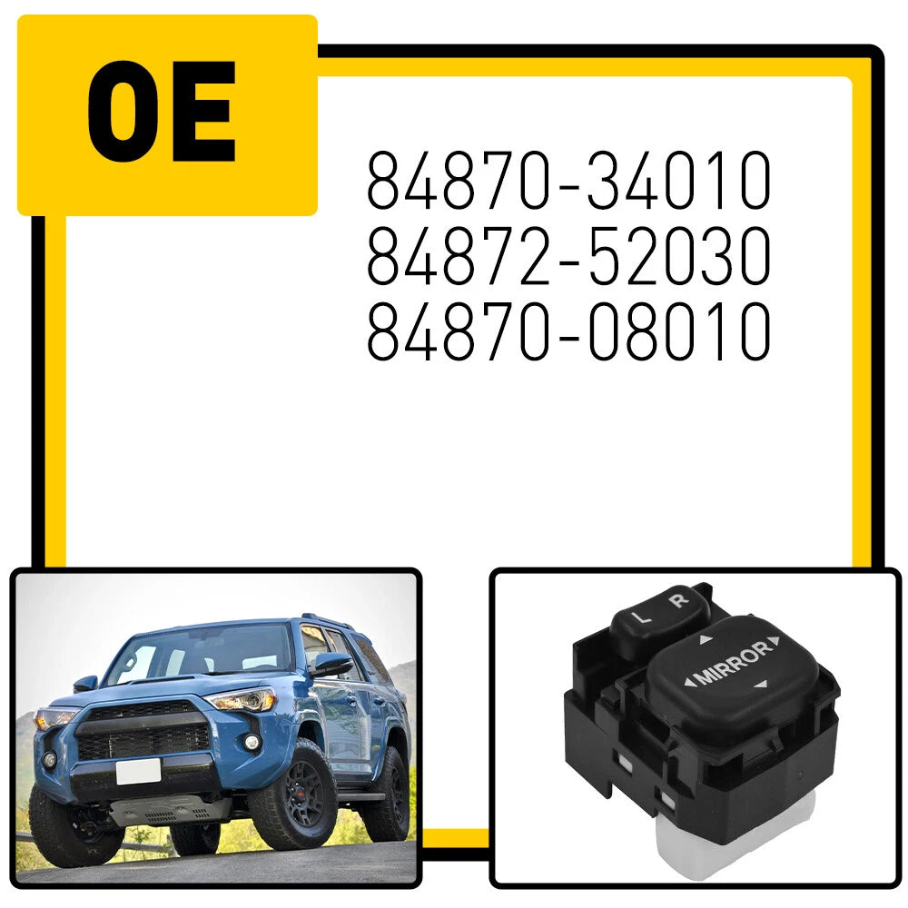 Power Control Mirror Switch for Toyota 4Runner, Prius C, Scion (2010-2020)
