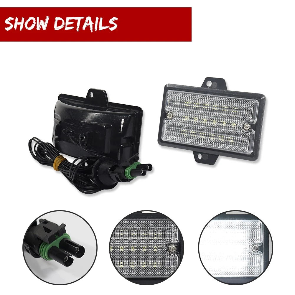 2X LED Under Hood Light Lamps for Corvette C4 (1984–1996)