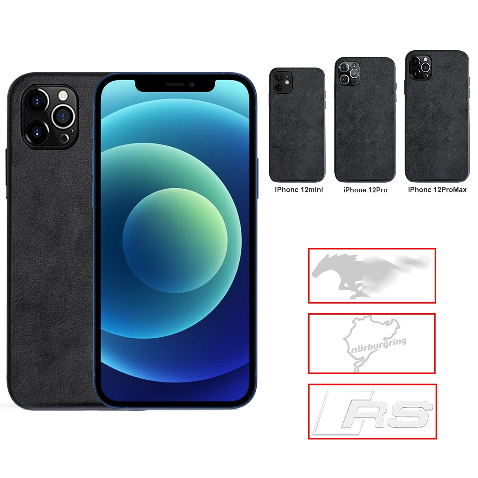 Antiskid Alcantara Leather Suede iPhone 12 Mini Case (2020–2020)