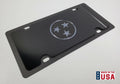 Metal License Plate Tag Rear for Daytona Tennessee State Flag Stainless (2016–2026)