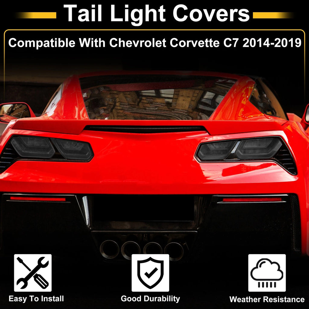 Tail Light Cover Trim for Chevrolet Corvette C7 (2014–2019)