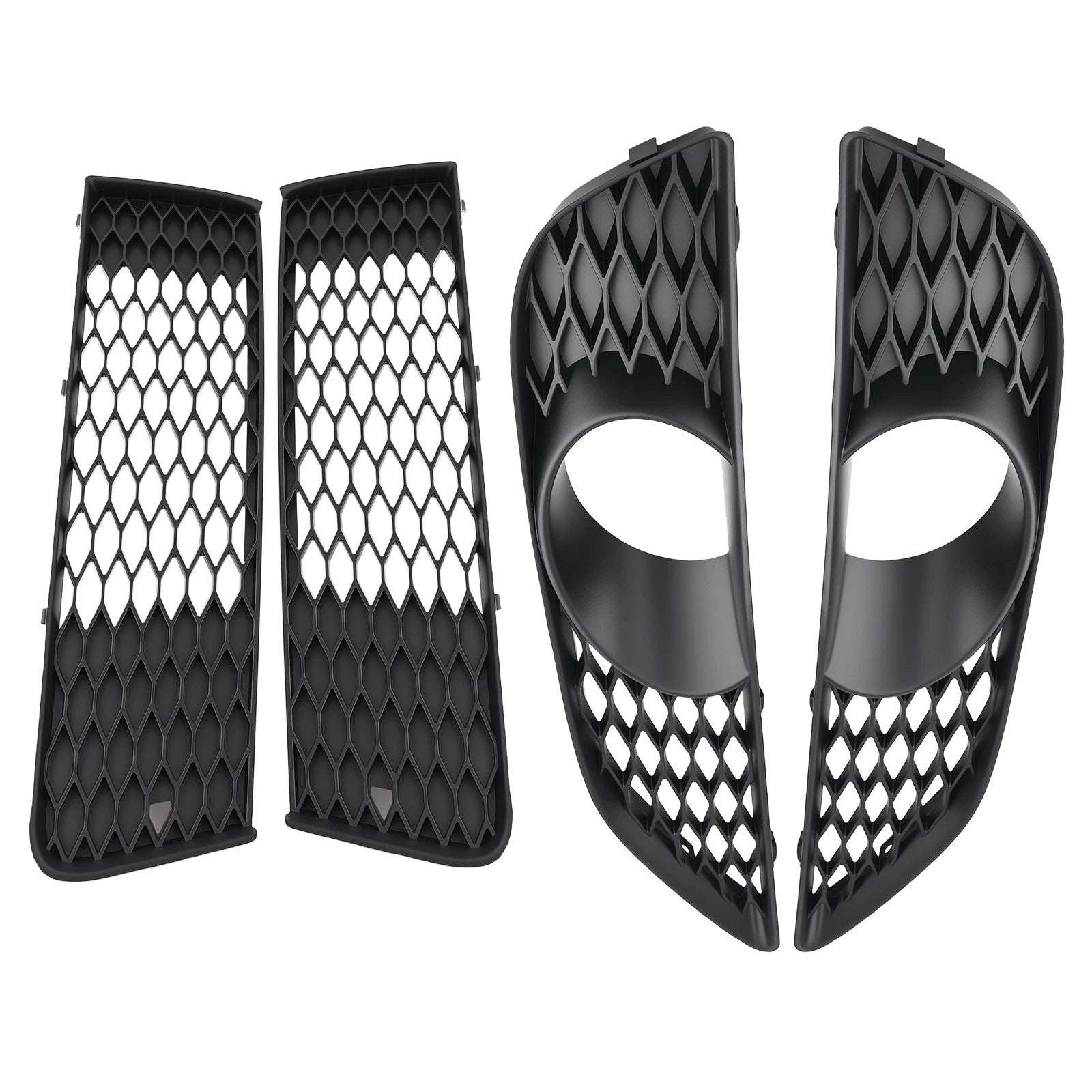 Set of 4 Front Fog Light Covers for Audi Q7 (2010–2015) 4L0807676C 4L0807675C