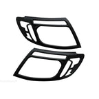 Matte Black Headlight Taillight Lamp Covers for Ford Ranger PX T6 (2011-2015)