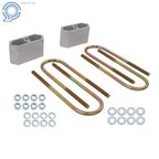 3" Drop Lowering Blocks U Bolts Kit for Chevy Belair Nomad 150 210 (1955–1957)