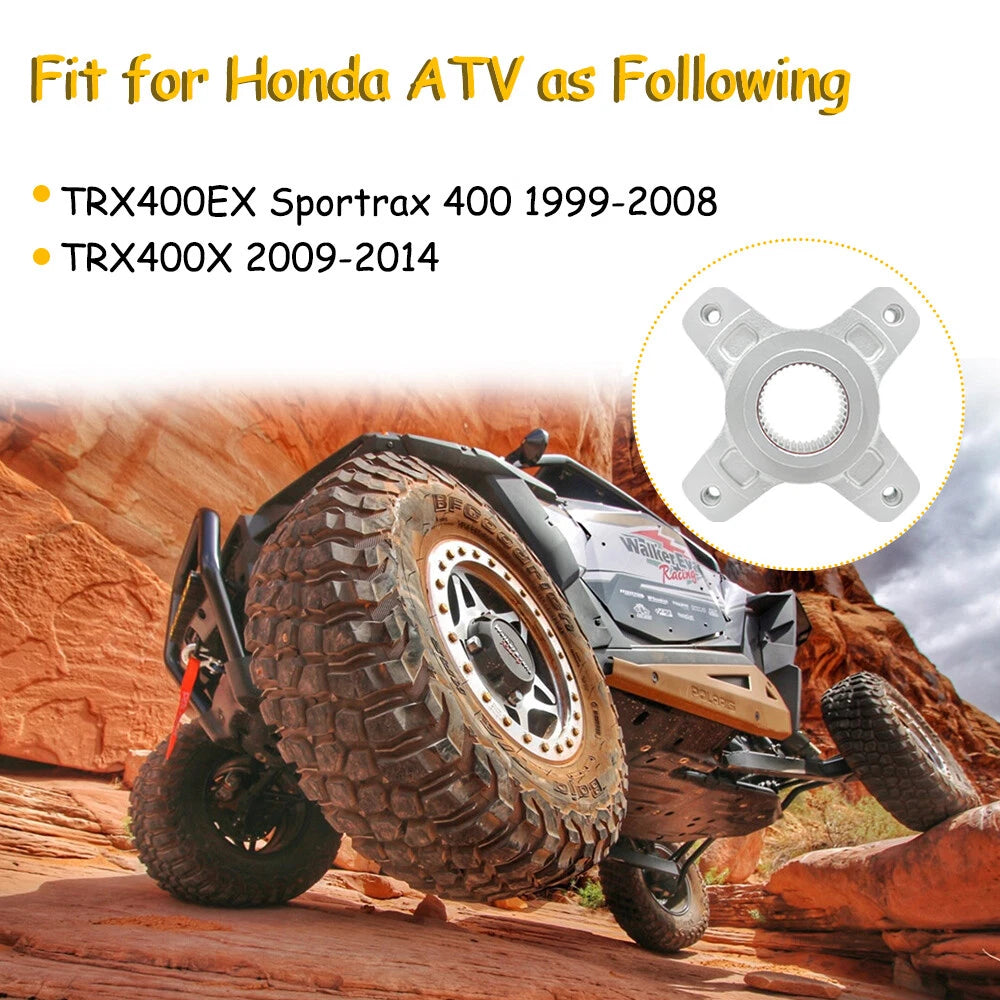 Rear Brake Disk Flange Hub w/Bolts for Honda Sportrax 400 (2000–2006)