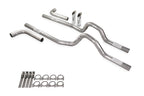 Dual Exhaust Kit 2.5" No Muffler Side Exit SW Tips for Ford F-Series (1973–1979)