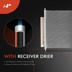 Radiator & A/C Condenser with Drier for Honda Civic (2006-2011)