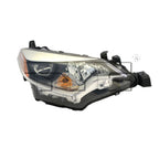 Replacement Passenger Side Head Light Assembly for 2014-2016 Toyota Corolla