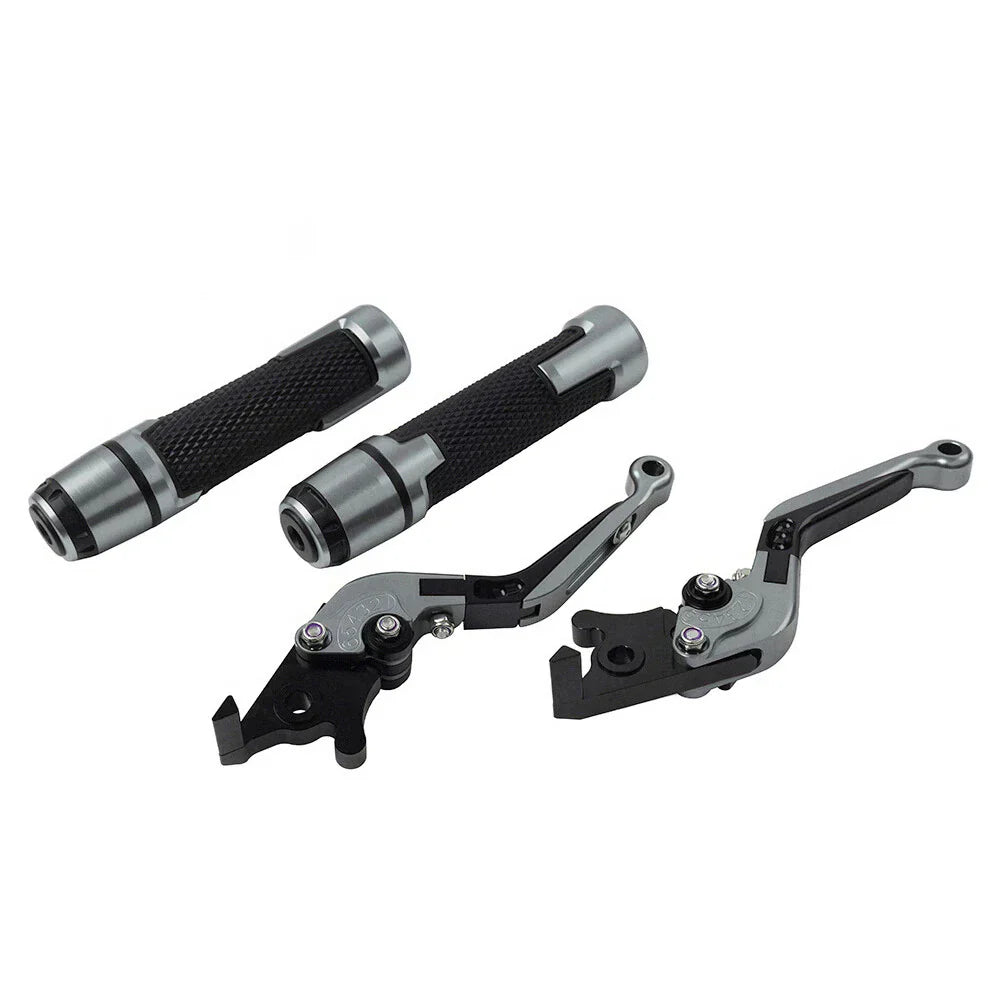 Titanium Extendable Brake Clutch Lever Grips for Kawasaki ZX10R/RR (2004-2023)